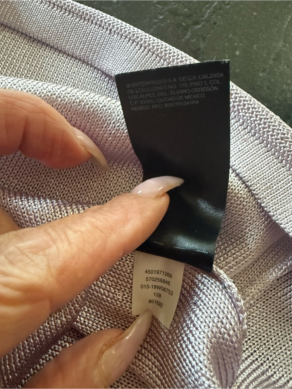 White House Black Market Light Lavender Sleeveless Draped Cowl Top - Picture 8 of 10